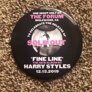 Harry Styles Jumbo Pin